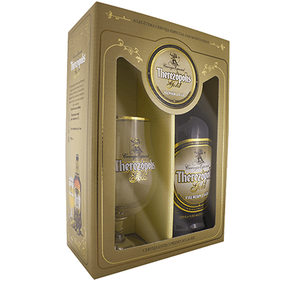 Cerveja Therezópolis Gold 600ml + Taça