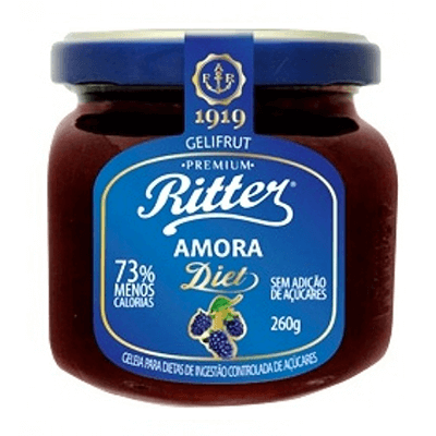 Geleia Diet Amora 260g Ritter