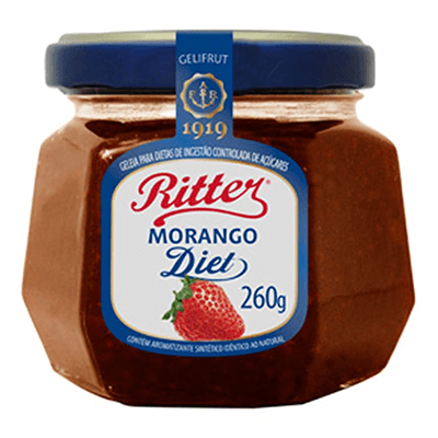Geleia Diet Morango 260g Ritter