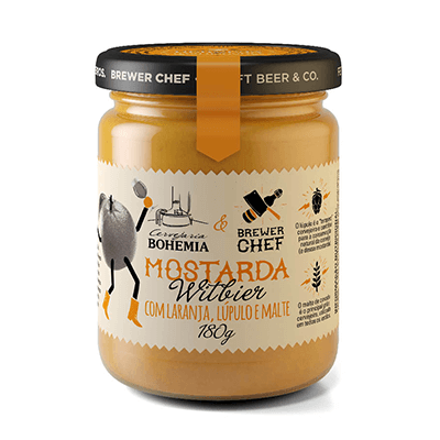Molho de Mostarda Witbier 180g - Brewer Chef