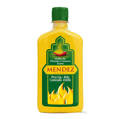 Molho de Pimenta Mendez Cremoso Suave - 450ml